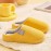 Men's Fuzzy Hollow Out Slippers, Comfy Non Slip Casual Durable Thermal Slides, Men's Indoor Footwear